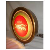 VIEW 2 CLOSEUP LIGHTUP COKE SIGN