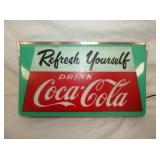 LIGHTUP COKE REFRESH YOURSELF SIGN