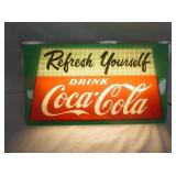 VIEW 3 LIGHTED COKE SIGN