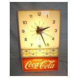 PLASTIC COCA COLA CLOCK