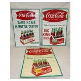 GROUP PICTURE COKE FISHTAIL SIGNS