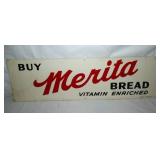 1953 MERITA BREAD SIGN