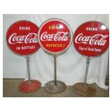 COCA COLA LOLLIPOPS W/ ORIG. BASES