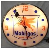 15IN MOBILGAS PEGASUS CLOCK