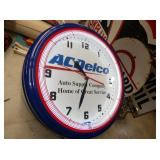 VIEW 4 19IN AC DELCO NEON CLOCK