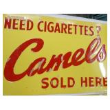 VIEW 3 EMB. CAMELS SOLD HERE SIGN