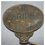 13X12 NO PARKING POLICE SIGN