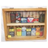 COLLECTION VARIOUS OIL CANS