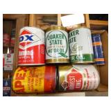 QUAKER STATE, DX OIL CANS