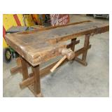 WORK TABLE W/ VICE