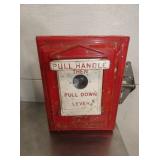 CAST FIRE PULL ALARM BOX