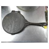 EMB. CAST WAFFLE MAKER