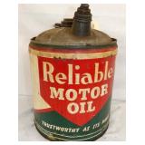 RELIABLE MOTOR OIL CAN