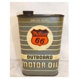 PHILLIPS 66 OUTBOARD MOTOR OIL CAN