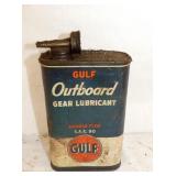 GULF OUTBOARD OIL CAN