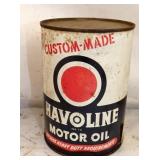 HAVOLINE MOTOR OIL CAN