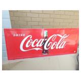 COCA COLA SIGN W/ BOTTLE