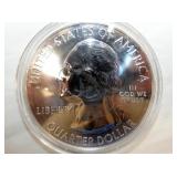5 OZ SILVER QUARTER DOLLAR 2011