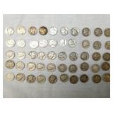 SILVER (50) MERCURY DIMES