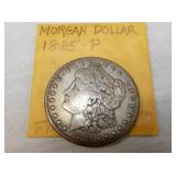1885P MORGAN SILVER DOLLAR FINE
