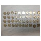 40 SILVER WASHINGTON QUARTERS 1920-64