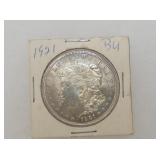 1921 MORGAN SILVER DOLLAR