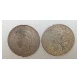 1923 PEACE SILVER DOLLARS