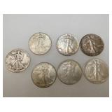 SILVER WALKING LIB. HALVES