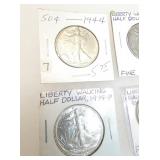SILVER WALKING LIB. HALVES