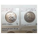 VIEW 3 CLOSEUP SILVER FRANKLINS