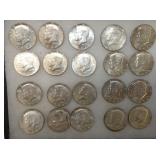 SILVER KENNEDY HALVES 40% SILVER