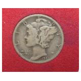 VIEW 3 CLOSEUP SILVER DIME "WINGED"