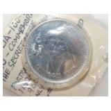 MONGOLIA 100 1990 .900 SILVER