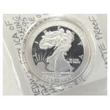 SILVER MEDALLIC REPLICA 1/2 DOLLAR