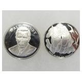 56 GRAMS SILVER UTAH, WALT DISNEY