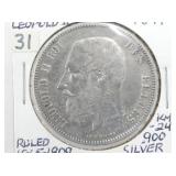 VIEW 2 LEOPOLD II SILVER .900