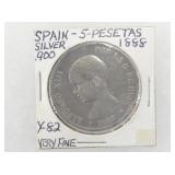 .900 1888 SILVER BABY KING AFLONO XIII