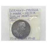 .900 SILVER GERMANY 1913A