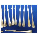 VIEW 2 CLOSEUP SILVER FLATWARE