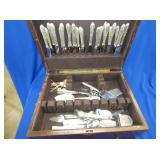 STERLING SILVER FLATWARE W/ CASE 