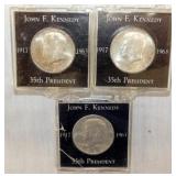 SILVER KENNEDY HALVES 1917-1963
