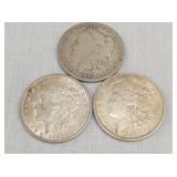 MORGAN SILVER DOLLARS 1884, 1921
