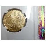 VIEW 4 25TH ANN. GOLD EAGLE 1/2 OZ