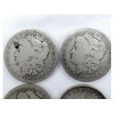 VIEW 3 CLOSEUP SILVER DOLLARS