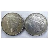 1923 PEACE SILVER DOLLARS