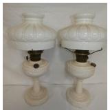 ALADDIN OIL LAMPS W/ SHADES