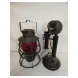RR LANTERN, CANDLE STICK PHONE
