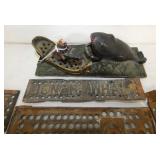 CAST JOHNAH WHALE PIECES