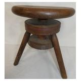 EARLY REVOLVING PIANO STOOL