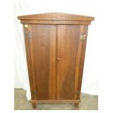 EARLY BLIND DOUBLE DOOR WARDROBE